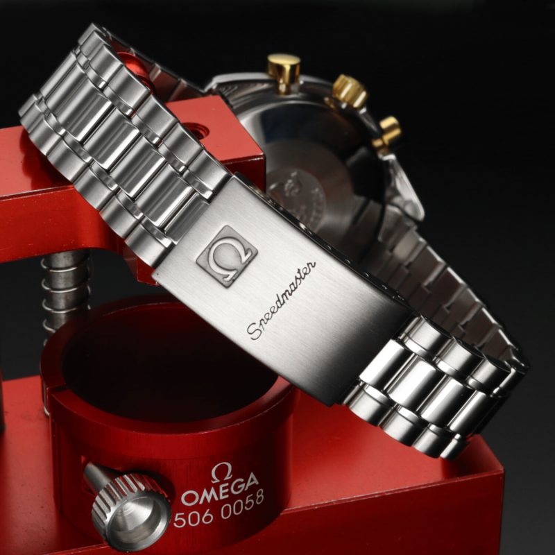 1991 Omega 1750032 Speedmaster Reduced Acciaio e Oro Quadrante Champagne Scatola e Garanzia - immagine 7
