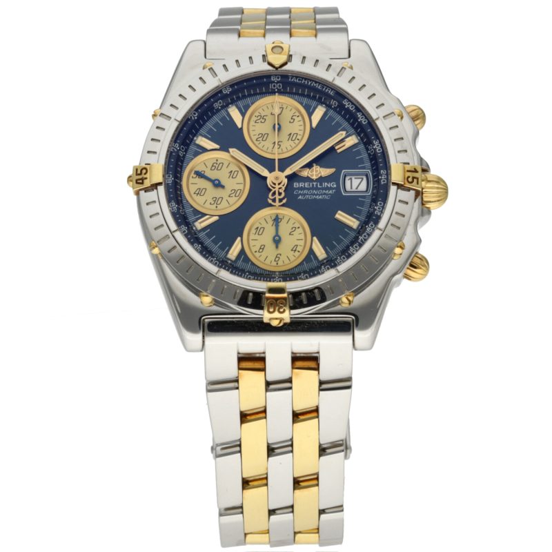 1999 Breitling ref. B13050.1 Chronomat Acciaio e Oro Automatico 39 mm Scatola, Garanzia, Libretti - immagine 2