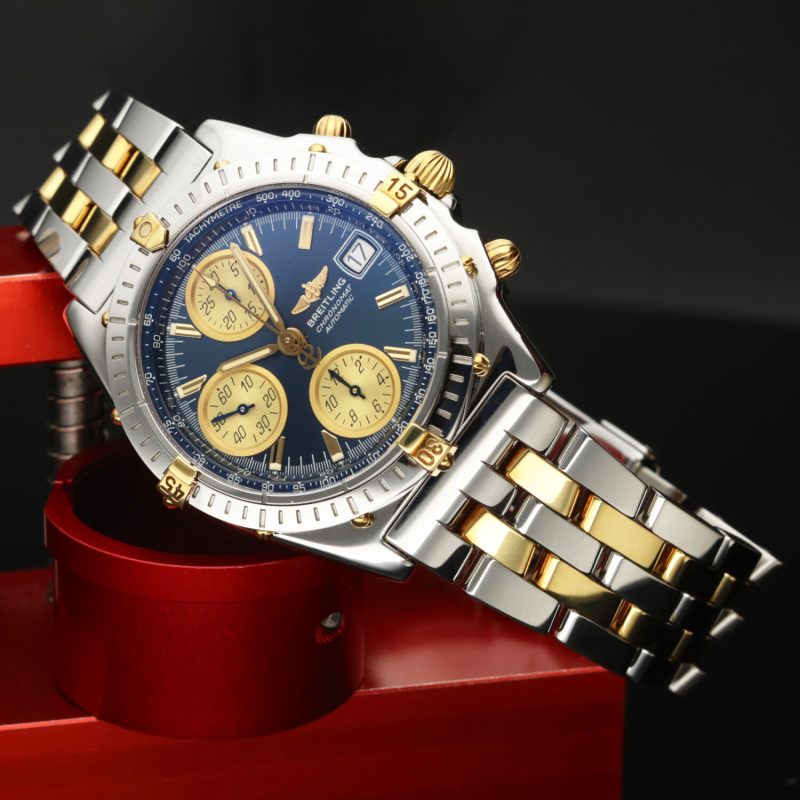 1999 Breitling ref. B13050.1 Chronomat Acciaio e Oro Automatico 39 mm Scatola, Garanzia, Libretti - immagine 5