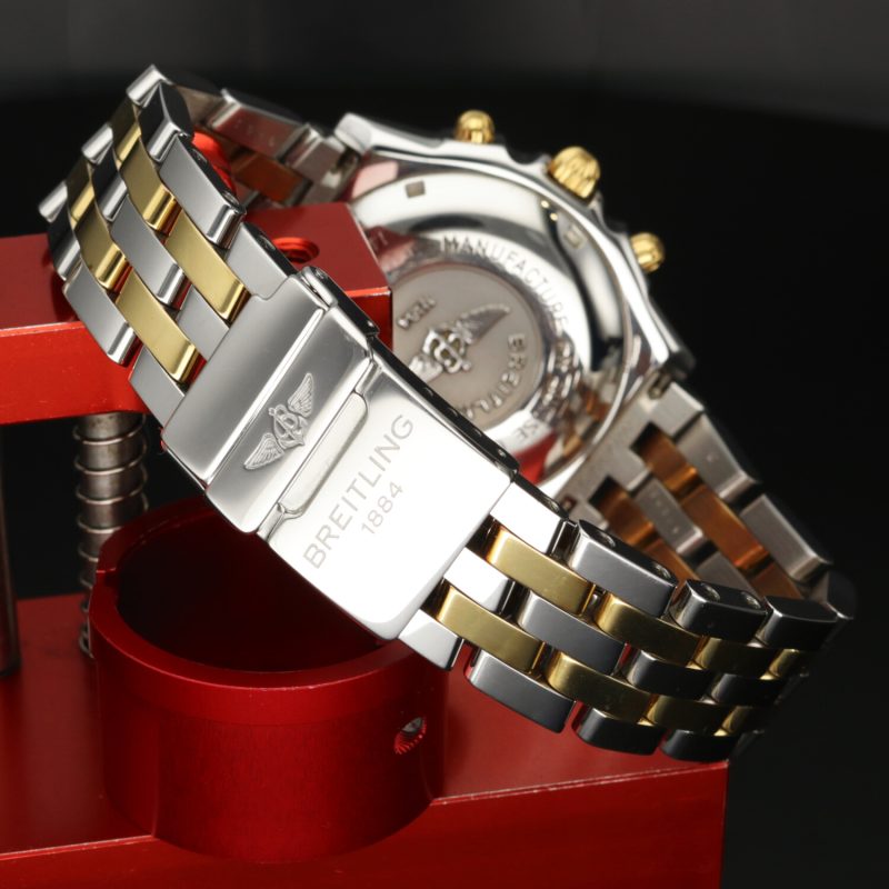1999 Breitling ref. B13050.1 Chronomat Acciaio e Oro Automatico 39 mm Scatola, Garanzia, Libretti - immagine 7