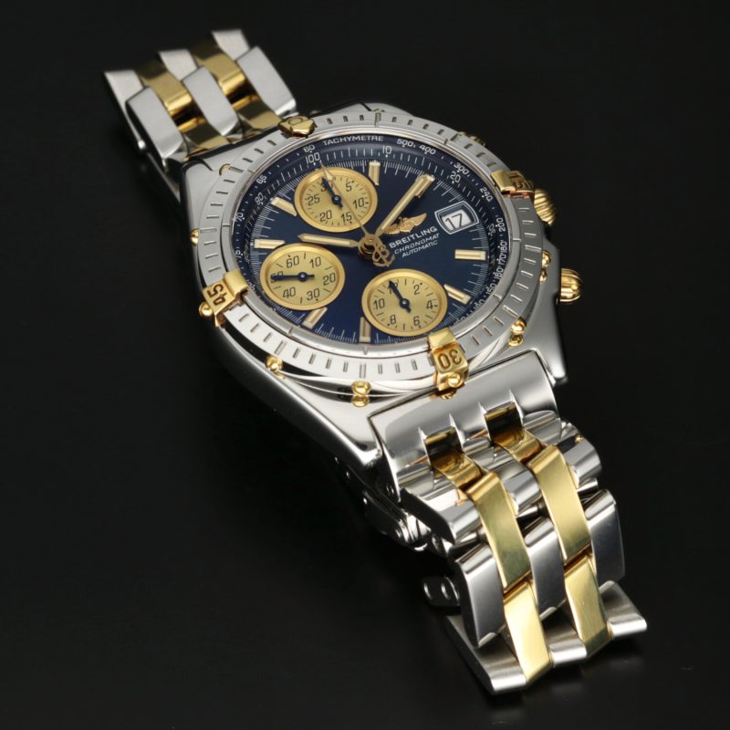 1999 Breitling ref. B13050.1 Chronomat Acciaio e Oro Automatico 39 mm Scatola, Garanzia, Libretti - immagine 12