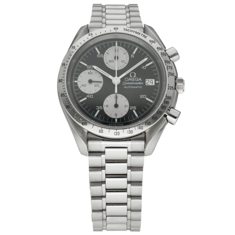 1999 Omega 35115000 Speedmaster Date 39mm Reverse Panda Dial, Full-set+Omega Serviced - Image 3