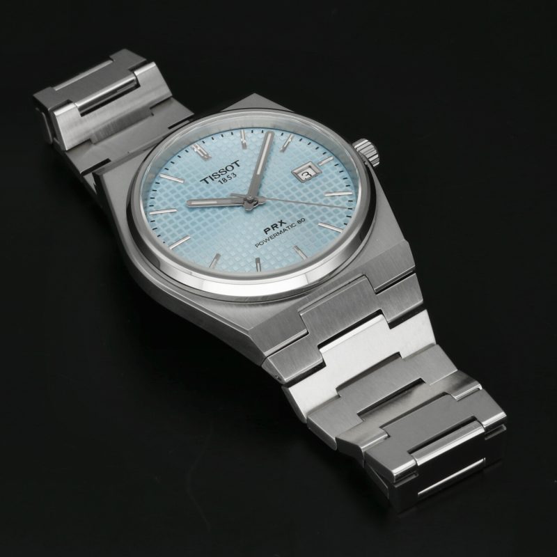 2023 Tissot ref. T137.407.11.351.00 Powermatic 80, Automatic 40 mm Steel on Steel Ice Blue Dial Complete Set - Image 12