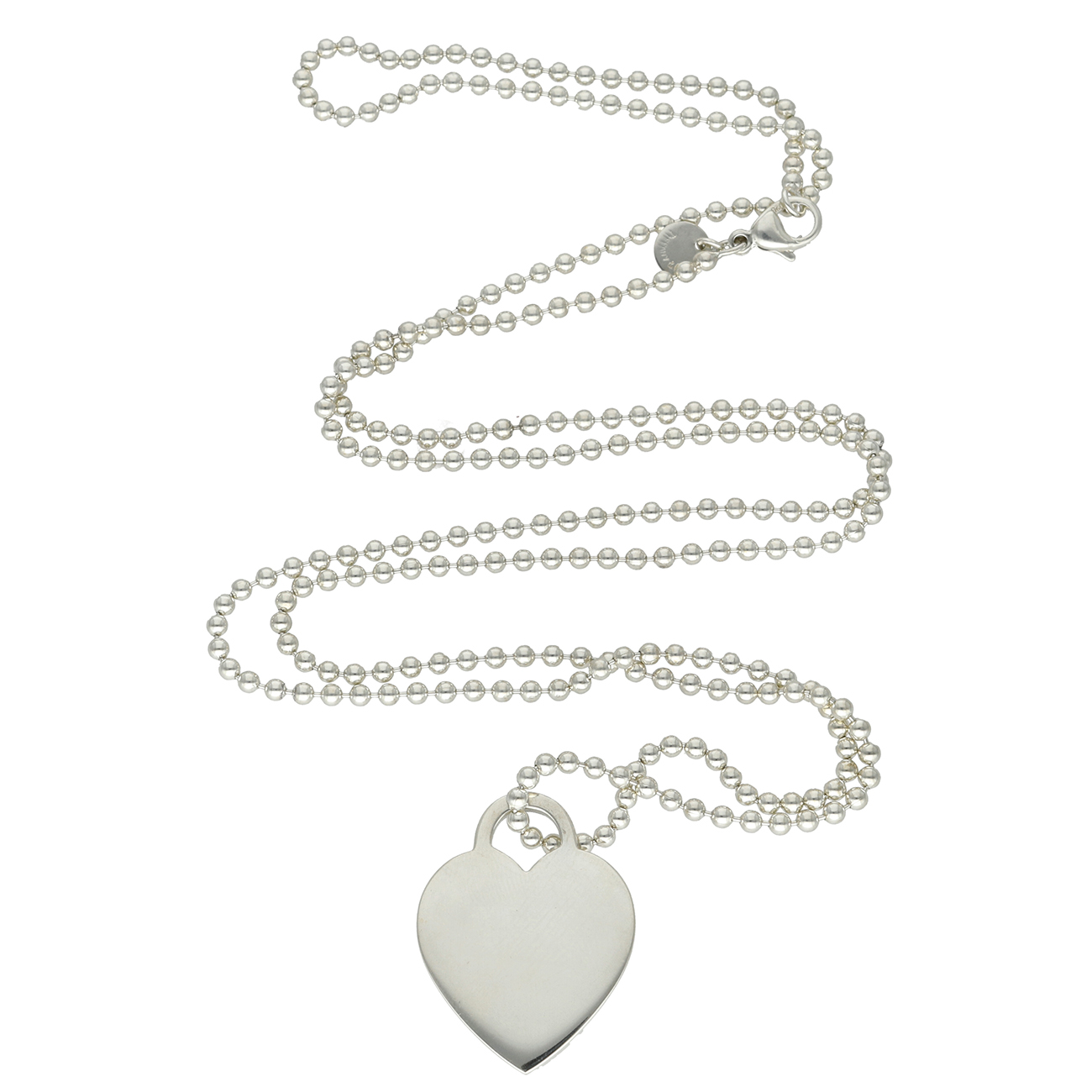 Pre-Loved Tiffany & Co. Please Return to Tiffany Heart Tag Pendant 925 Sterling 86,4 cm Necklace - Image 9