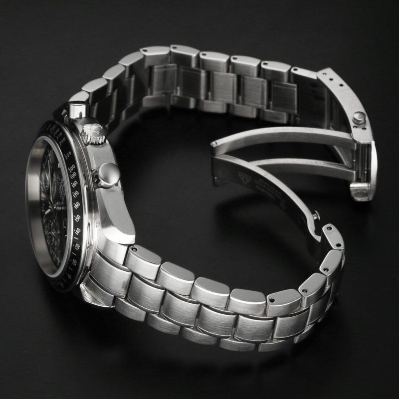 ca. 2012 Unpolished Omega ref. 32205000 Speedmaster Triple Date Automatic Steel on Steel 40 mm Box and Papers - Image 14