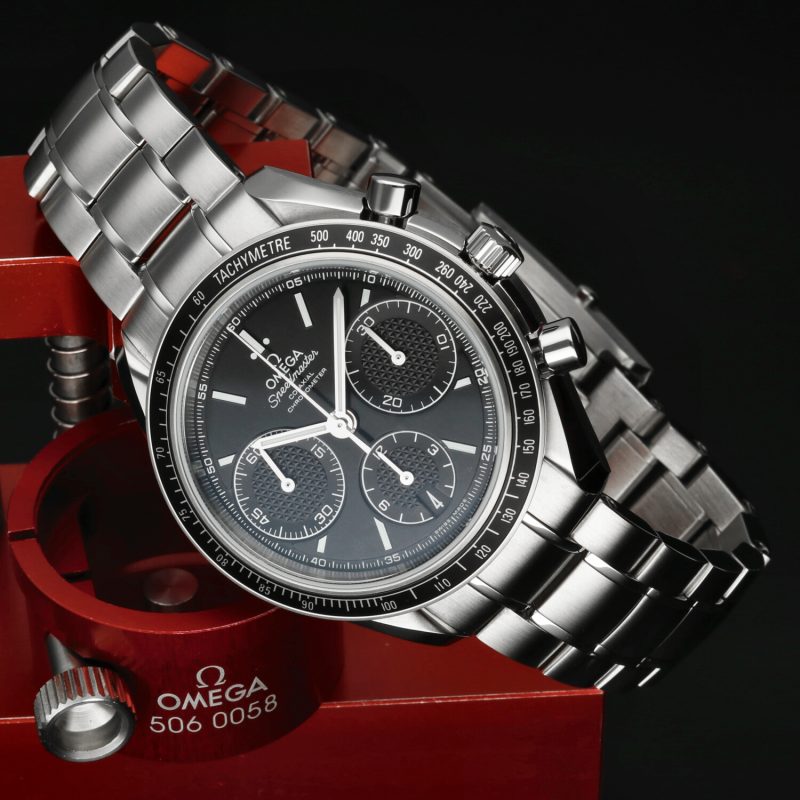 ca. 2020 Never Polished Omega 32630405001001 Speedmaster Racing Co-Axial Chronograph 40 mm Box, Cards, Booklet (Copia) - Image 5