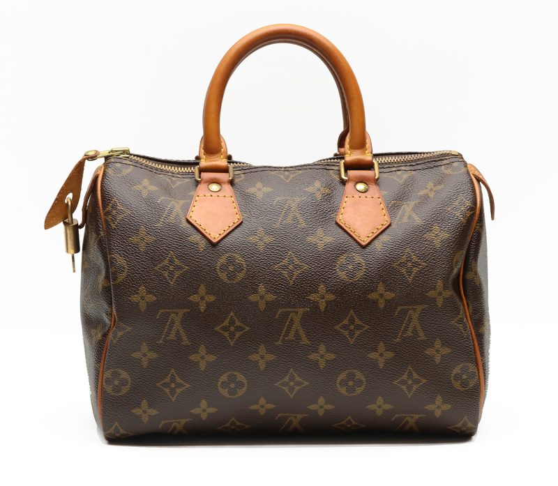 Louis Vuitton Speedy 25 ref. M41528 Monogram Canvas Handbag - Image 5