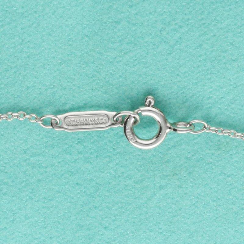 Tiffany & Co. Collezione Return to Tiffany Collana Argento con Doppio Pendente a Forma di Cuore - immagine 10