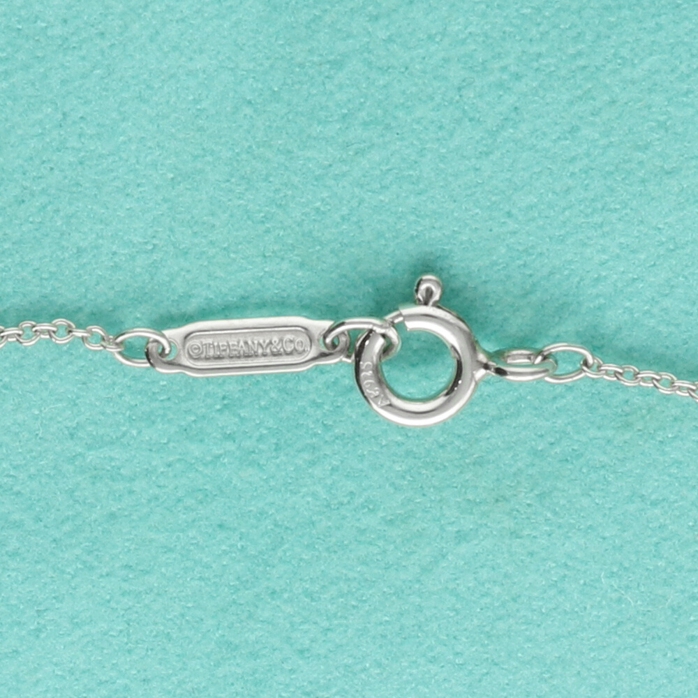 Tiffany & Co. Collezione Return to Tiffany Collana Argento con Doppio Pendente a Forma di Cuore - immagine 10