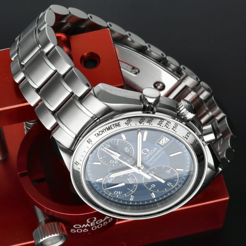 1998 Omega ref. 35138000 Speedmaster Data Reduced Automatico 39 mm Scatola e Garanzia - immagine 5