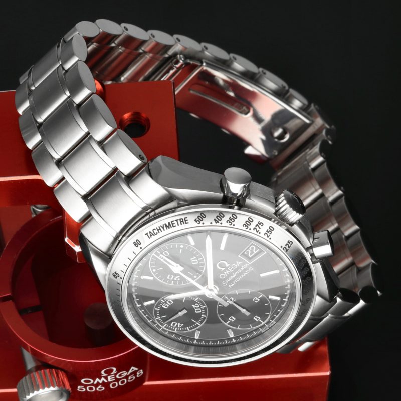 2003 New Unworn Omega ref. 35135000 Speedmaster Date Reduced Automatic 39 mm Box and Papers - Image 6