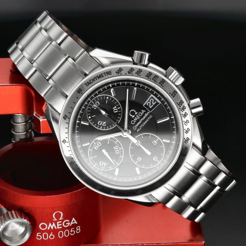 2003 New Unworn Omega ref. 35135000 Speedmaster Date Reduced Automatic 39 mm Box and Papers - Image 5