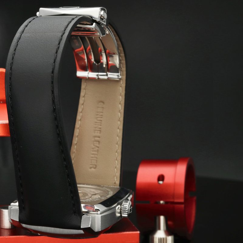 2013 TAG Heuer Monaco ref. WW2110-0 Steel on Leather Automatic 37 mm Black Dial Full-set - Image 10