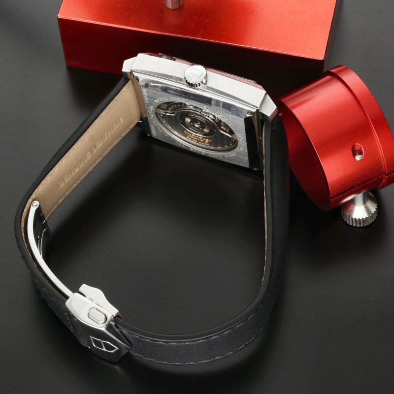 2013 TAG Heuer Monaco ref. WW2110-0 Steel on Leather Automatic 37 mm Black Dial Full-set - Image 12