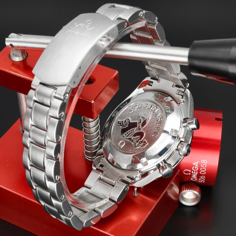 2015 Omega 32630405001001 Speedmaster Racing Co-Axial Chronograph 40mm Full-Set - immagine 10
