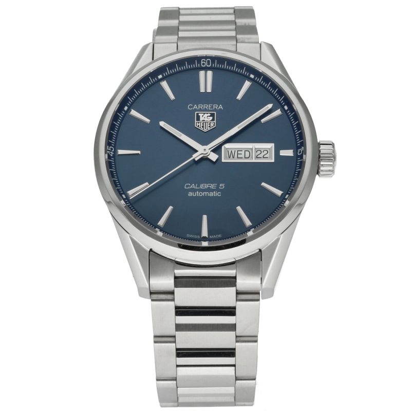 2016 TAG Heuer WAR201E.BA0723 Carrera Calibre 5 Day-Date Automatico 41 mm, Scatola, Garanzia, Libretto - immagine 3