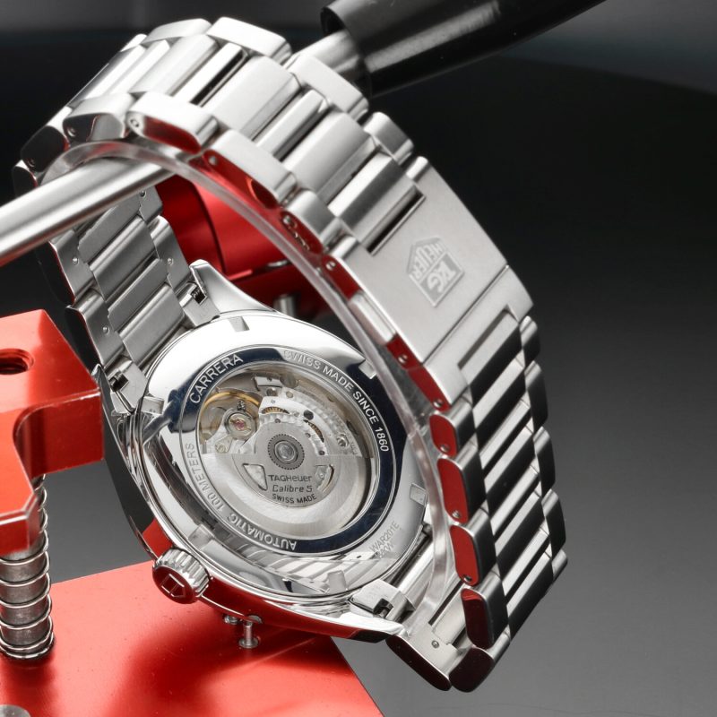 2016 TAG Heuer WAR201E.BA0723 Carrera Calibre 5 Day-Date Automatico 41 mm, Scatola, Garanzia, Libretto - immagine 12