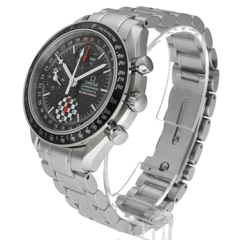 2018 Omega Speedmaster 35295000 Racing Day Date Michael Schumacher LE con Scatola e Garanzia Originale - immagine 2
