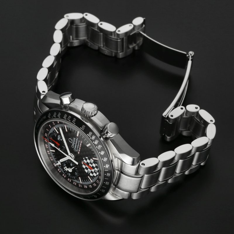 2018 Omega Speedmaster 35295000 Racing Day Date Michael Schumacher LE con Scatola e Garanzia Originale - immagine 14