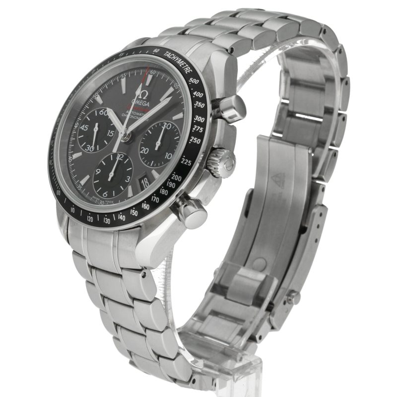 2019 Omega ref. 32330404006001 Speedmaster Date Automatico 40 mm Full-set + Ricevuta d'Acquisto - immagine 2