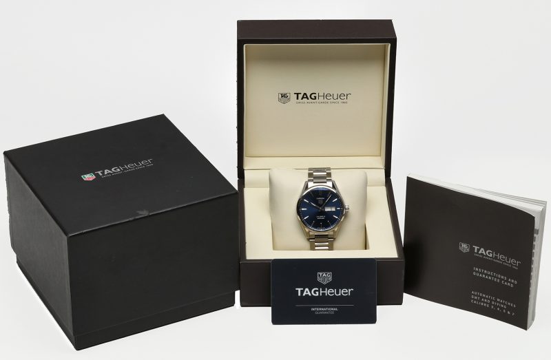 2016 TAG Heuer WAR201E.BA0723 Carrera Calibre 5 Day-Date Automatico 41 mm, Scatola, Garanzia, Libretto - immagine 18