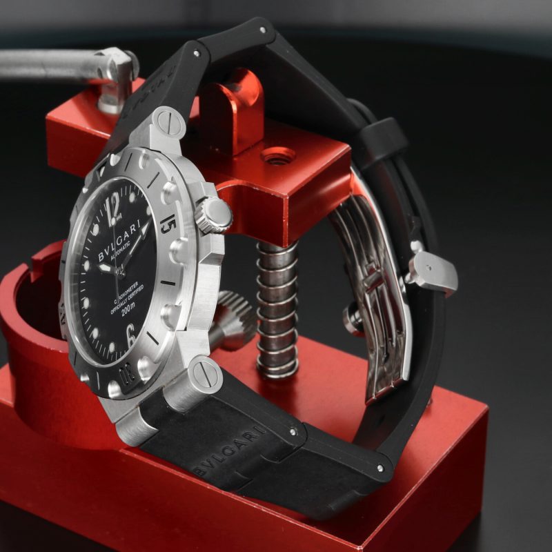 ca. 2003 Bulgari ref. SD 38 S Diagono Scuba Automatic 38 mmFull-set + Service - Image 6