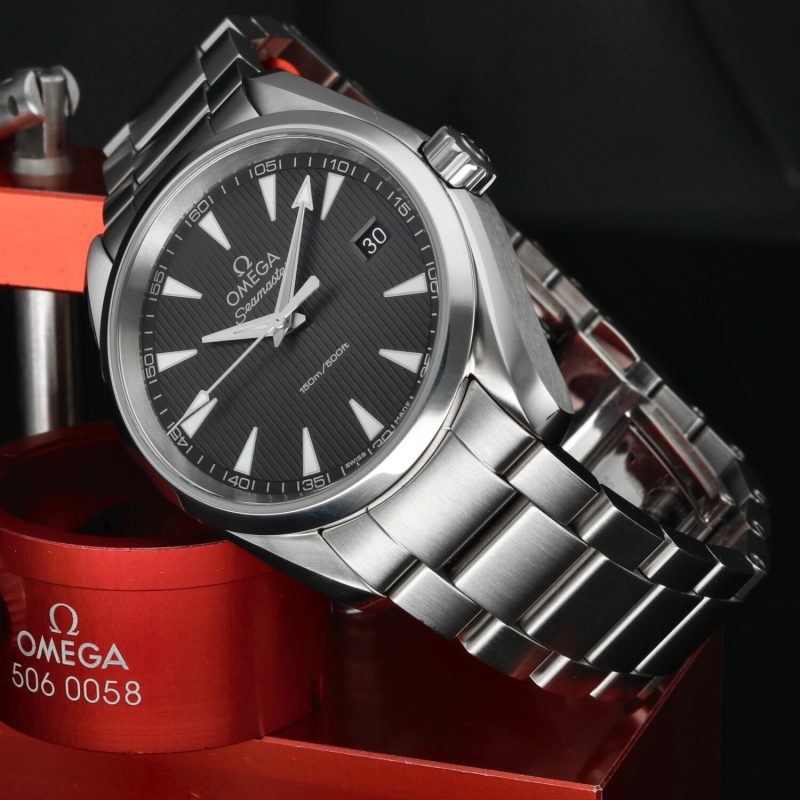 2017 ca. Omega ref. 23110396006001 Seamaster Aqua Terra Quarzo 38.5mm Full-set - immagine 5