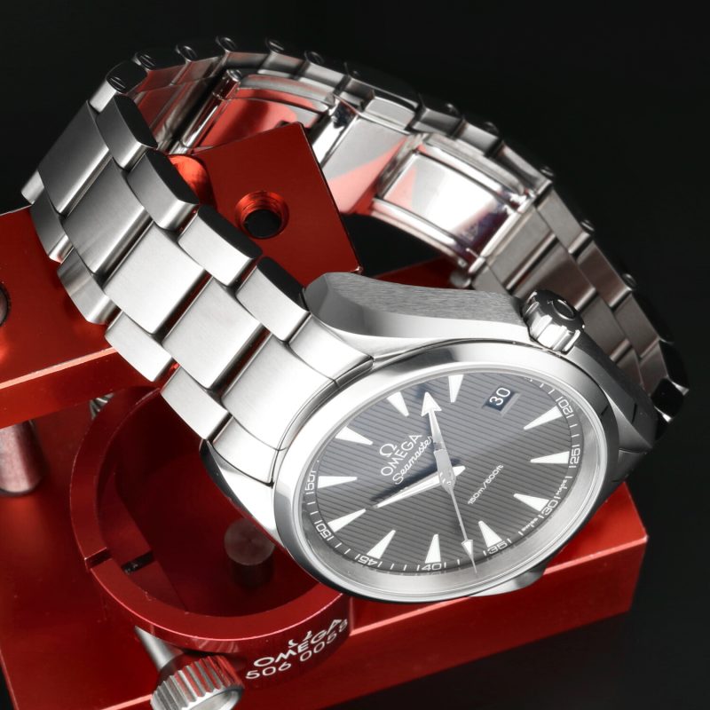 2017 ca. Omega ref. 23110396006001 Seamaster Aqua Terra Quarzo 38.5mm Full-set - immagine 6