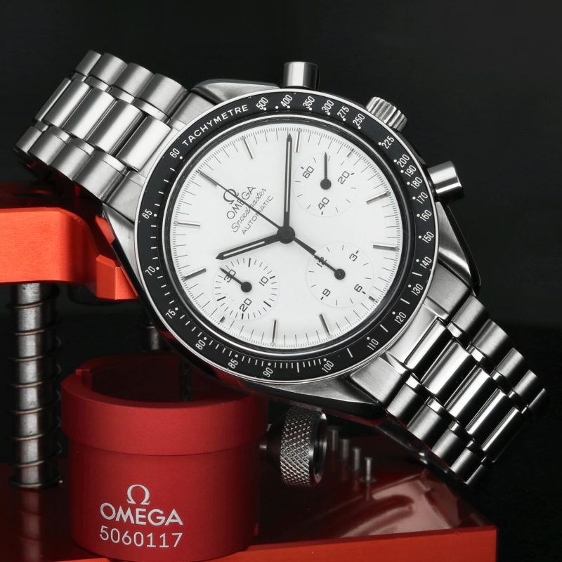1992 Omega ref. 35102000 Speedmaster Reduced Albino Automatic 39 mm Complete Set - Image 2