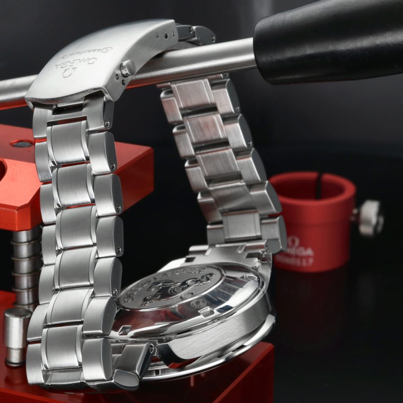2014 ca. Omega 32105200 Speedmaster Data Automatico 40mm Casinò Dial, Scatola e Garanzia + Revisione Omega - immagine 10