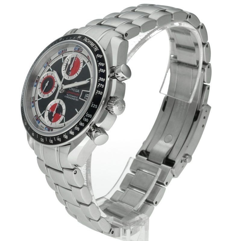 2014 ca. Omega 32105200 Speedmaster Data Automatico 40mm Casinò Dial, Scatola e Garanzia + Revisione Omega - immagine 2