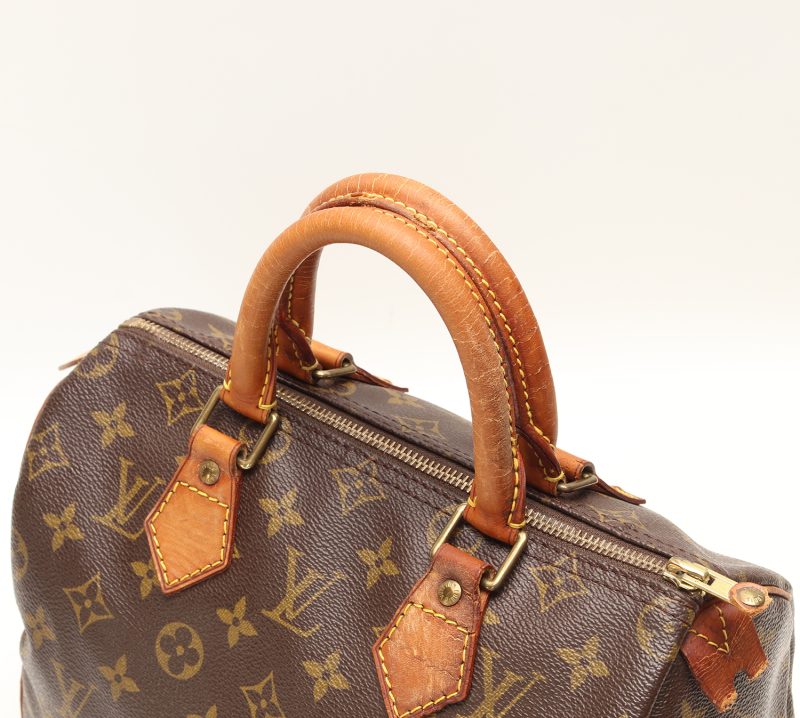 Louis Vuitton Speedy 25 Monogram Canvas M41528 Pre-Loved with Certificate of Authenticity - Image 11