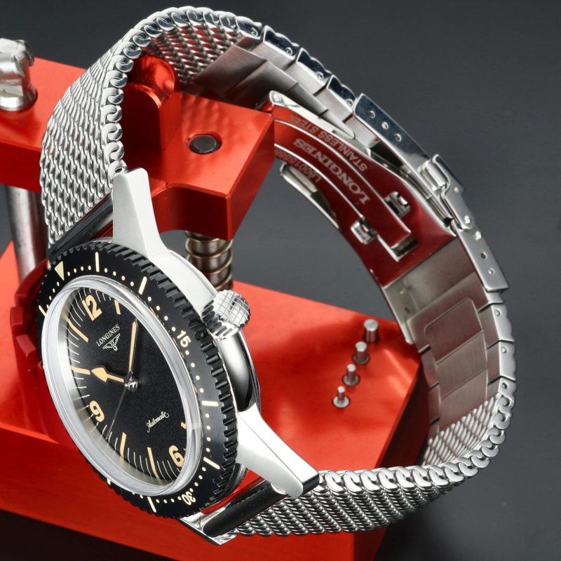 ca. 2022 Longines Heritage Skin Diver L2.822.4.56.6 - Iconic 42mm Automatic Dive Watch - Full-set - Image 7