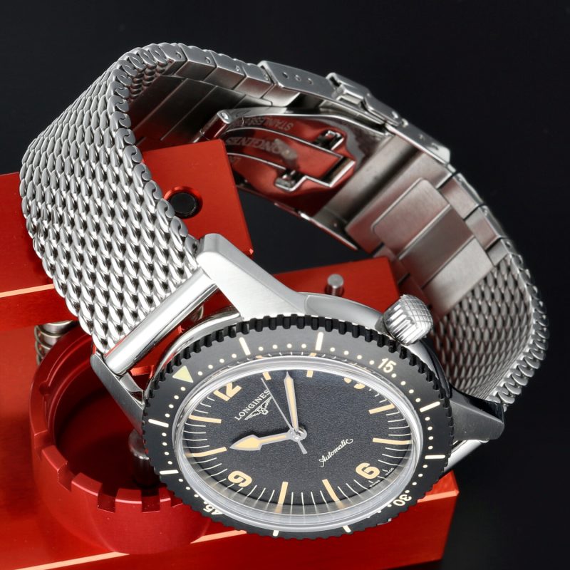 ca. 2022 Longines Heritage Skin Diver L2.822.4.56.6 - Iconic 42mm Automatic Dive Watch - Full-set - Image 5
