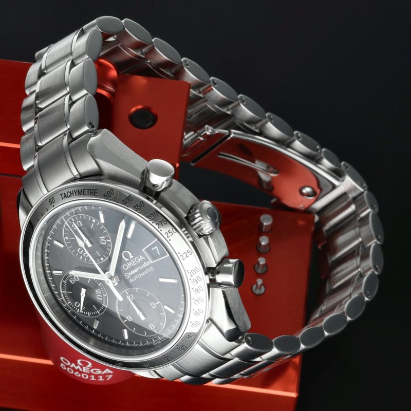 2007 Omega ref. 35135000 Speedmaster Date Reduced Automatic 39 mm Full Set - Omega Serviced - Image 5