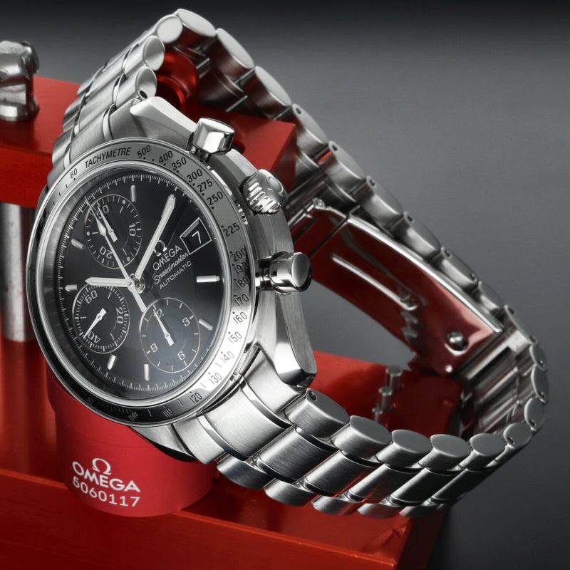 2007 Omega ref. 35135000 Speedmaster Date Reduced Automatic 39 mm Full Set - Omega Serviced - Image 4
