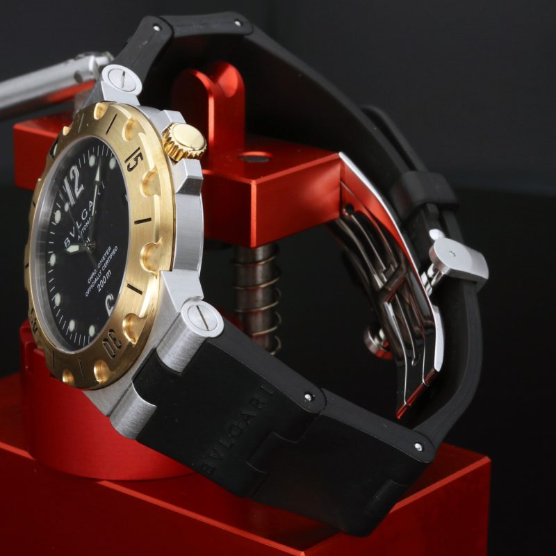 2001 Bulgari Diagono Scuba SD38SG Automatic 38mm Steel & Gold - NOS Condition - Image 4