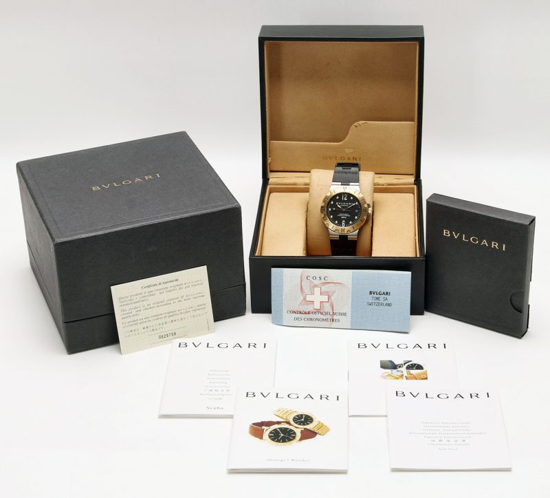 2001 Bulgari Diagono Scuba SD38SG Automatic 38mm Steel & Gold - NOS Condition - Image 17