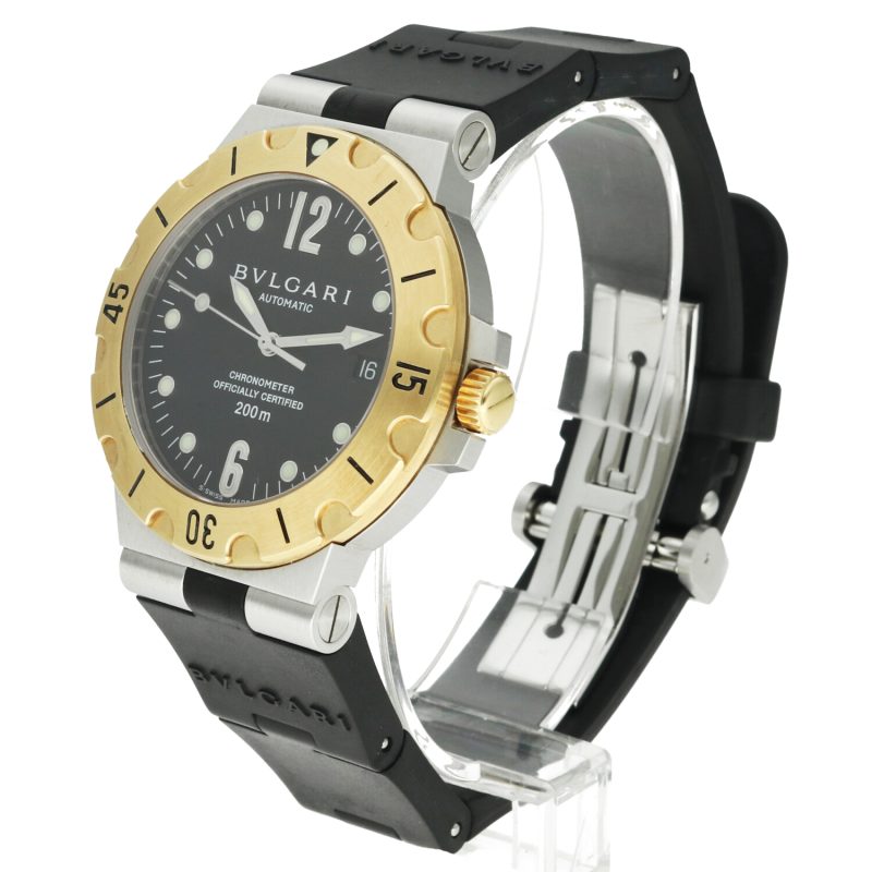2001 Bulgari Diagono Scuba SD38SG Automatic 38mm Steel & Gold - NOS Condition - Image 15