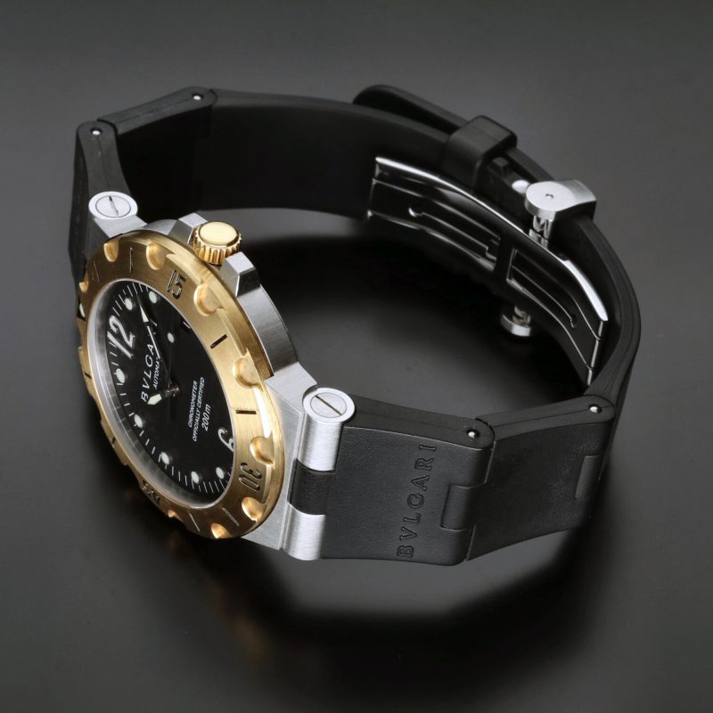 2001 Bulgari Diagono Scuba SD38SG Automatic 38mm Steel & Gold - NOS Condition - Image 13