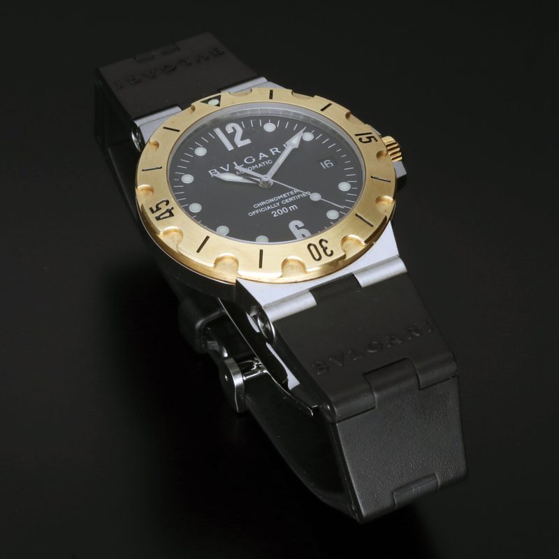 2001 Bulgari Diagono Scuba SD38SG Automatic 38mm Steel & Gold - NOS Condition - Image 12