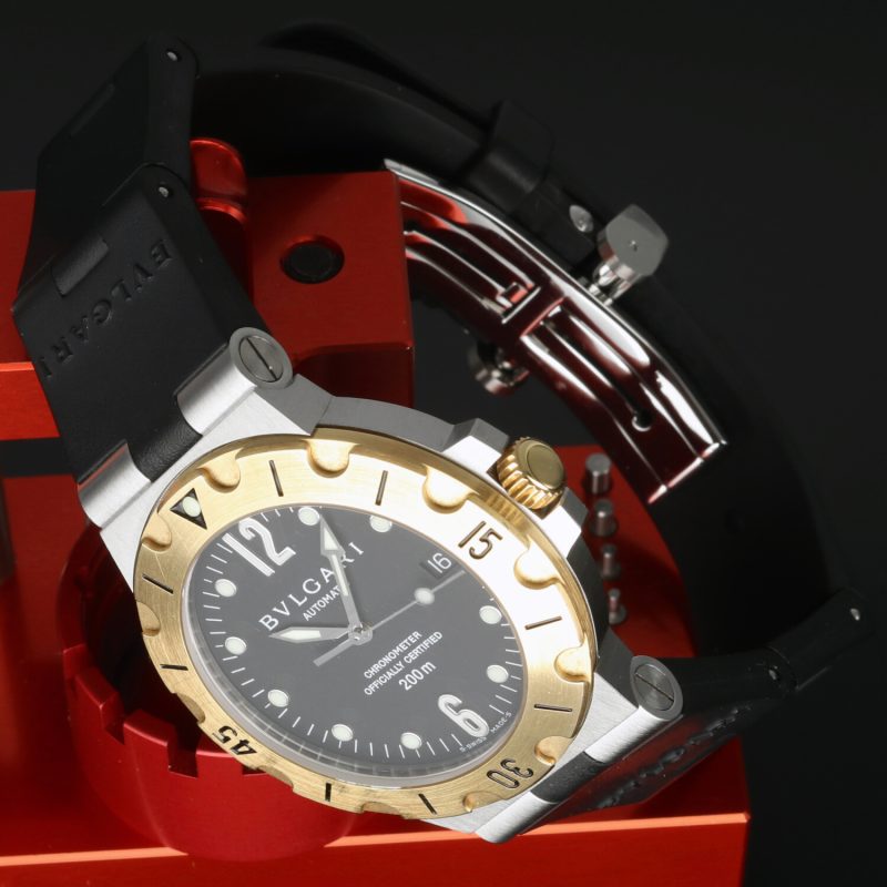 2001 Bulgari Diagono Scuba SD38SG Automatic 38mm Steel & Gold - NOS Condition - Image 3