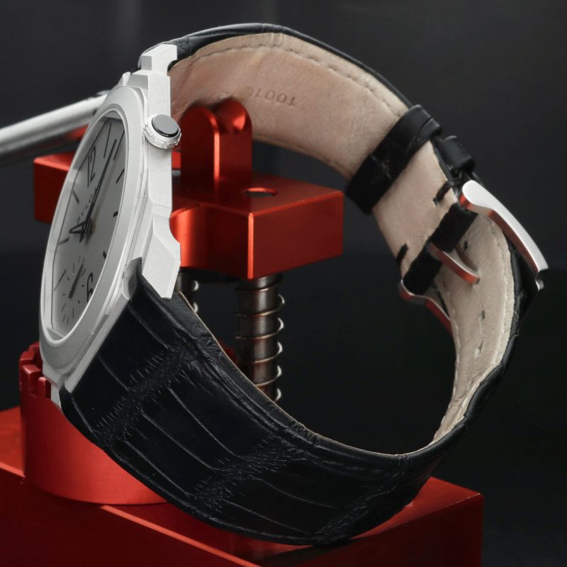 2020 Bulgari Octo Finissimo 103035 Automatico 40mm Quadrante Argento Full Set - immagine 4
