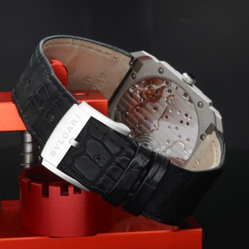 2020 Bulgari Octo Finissimo 103035 Automatico 40mm Quadrante Argento Full Set - immagine 6