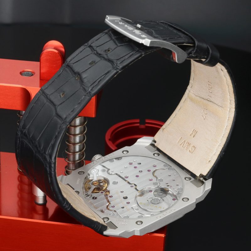 2020 Bulgari Octo Finissimo 103035 Automatico 40mm Quadrante Argento Full Set - immagine 9