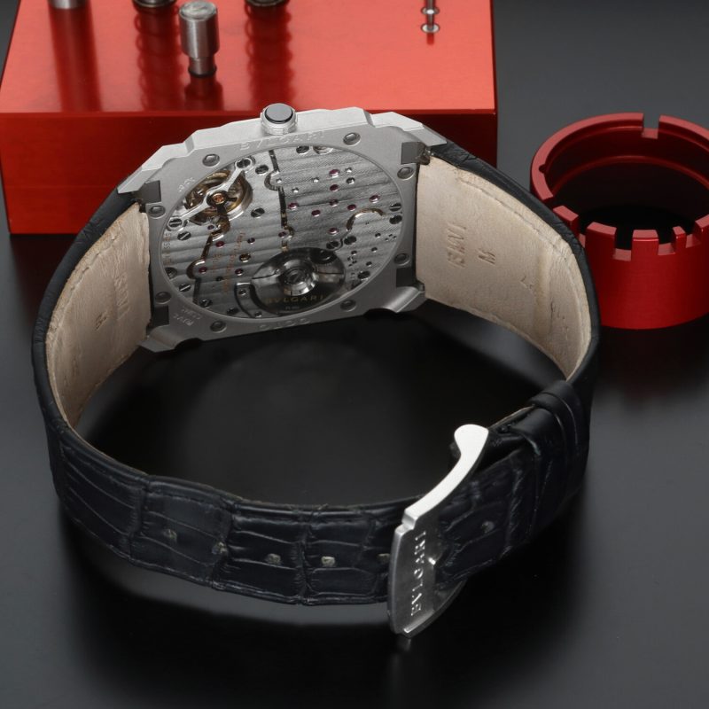 2020 Bulgari Octo Finissimo 103035 Automatico 40mm Quadrante Argento Full Set - immagine 10