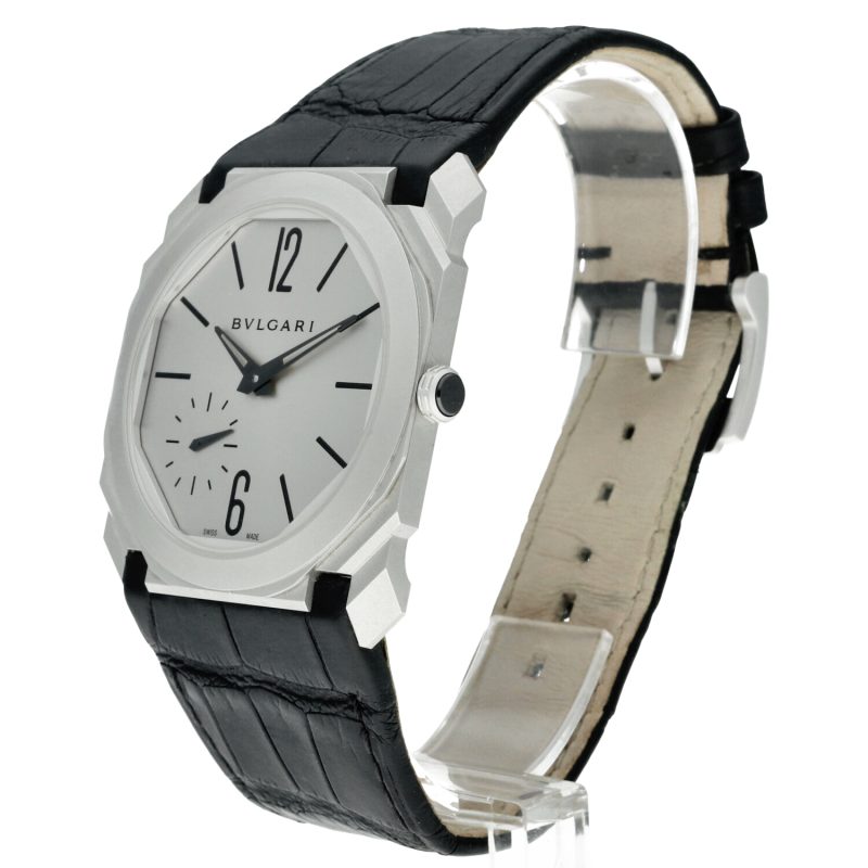 2020 Bulgari Octo Finissimo 103035 Automatico 40mm Quadrante Argento Full Set - immagine 15