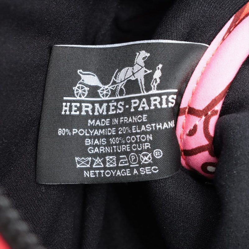 Hermès Trousse Flat GM Neovan Polyamide Pouch Red and Black - Image 6