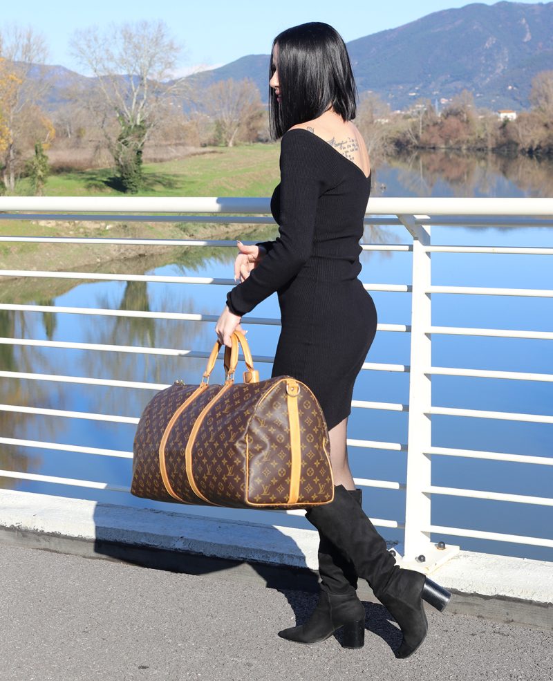 Travel Bag Louis Vuitton Keepall 55 Monogram Canvas M41424 - Image 2