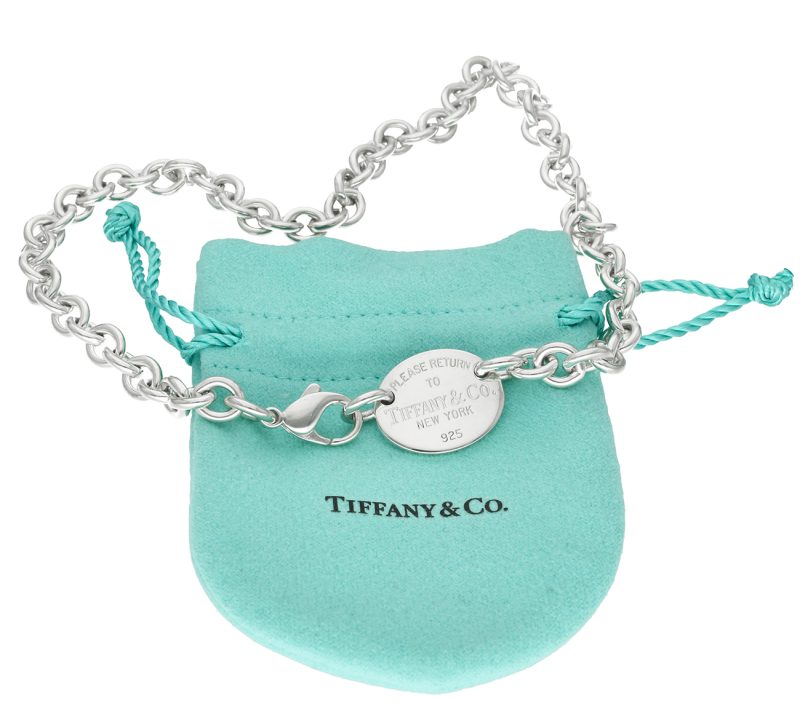 Tiffany Return to Tiffany Oval Tag 925 Sterling Necklace - Image 5